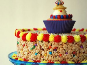 Rice Krispies Carnival Cake Recipe - SavvyMom